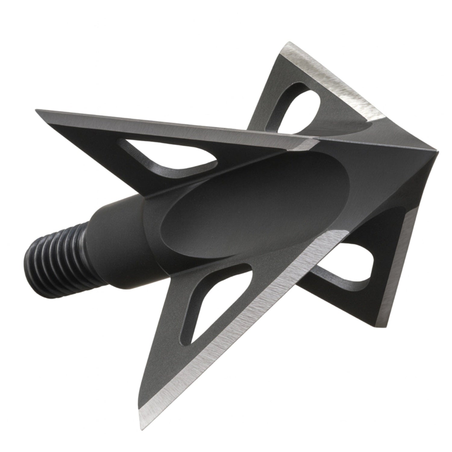 Tooth of the Arrow TOTA 100 grain broadhead with fixed blade and 1-inch vented design for hunting and archery.