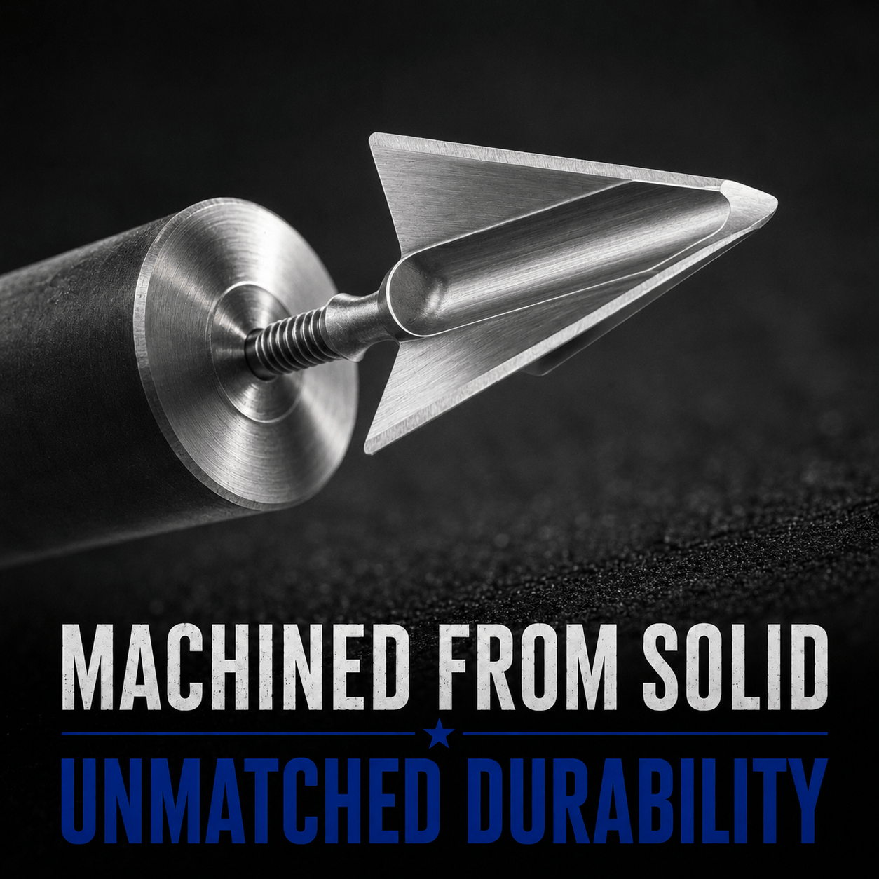 Tooth of the Arrow Broadheads TOTA 125 grain fixed 3-blade broadhead with 1-1/8 inch cutting diameter for hunting and archery.