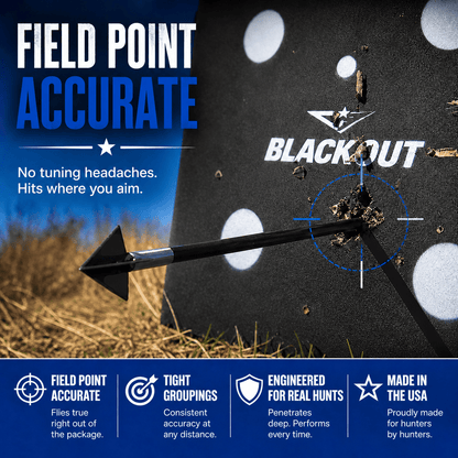 Tooth of the Arrow Broadheads TOTA 150 grain fixed blade broadhead with 1-inch solid design for hunting and archery.