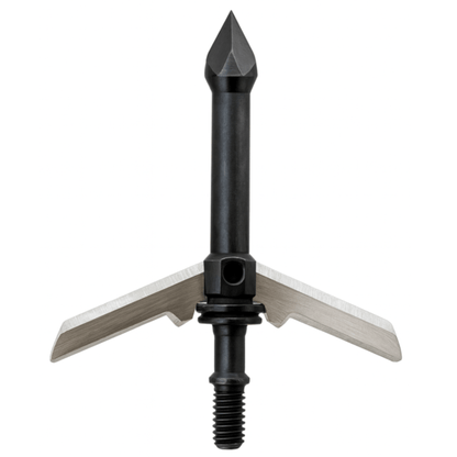 Tooth of the Arrow Broadheads TOTA 2-blade expandable broadhead with 2.25-inch cut and 125 grain for hunting and archery.