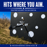 Tooth of the Arrow Broadheads field points with 8-32 thread, designed for archery and hunting, showing the pointed tip and threading.