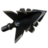Tooth of the Arrow TOTA 100 Grain Broadhead for small game and turkey, fixed blade hunting broadhead, sharp and durable design.