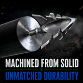 Tooth of the Arrow TOTA 100 Grain Broadhead for small game and turkey, fixed blade design, sharp pointed broadhead for hunting.