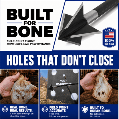 TOTA | 125 grain XL broadhead  | 1-3/16-inch solid | fixed blade