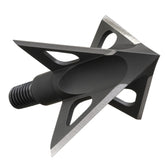 Tooth of the Arrow TOTA 85 grain broadhead with 1-inch vented fixed blades, designed for hunting and archery use.