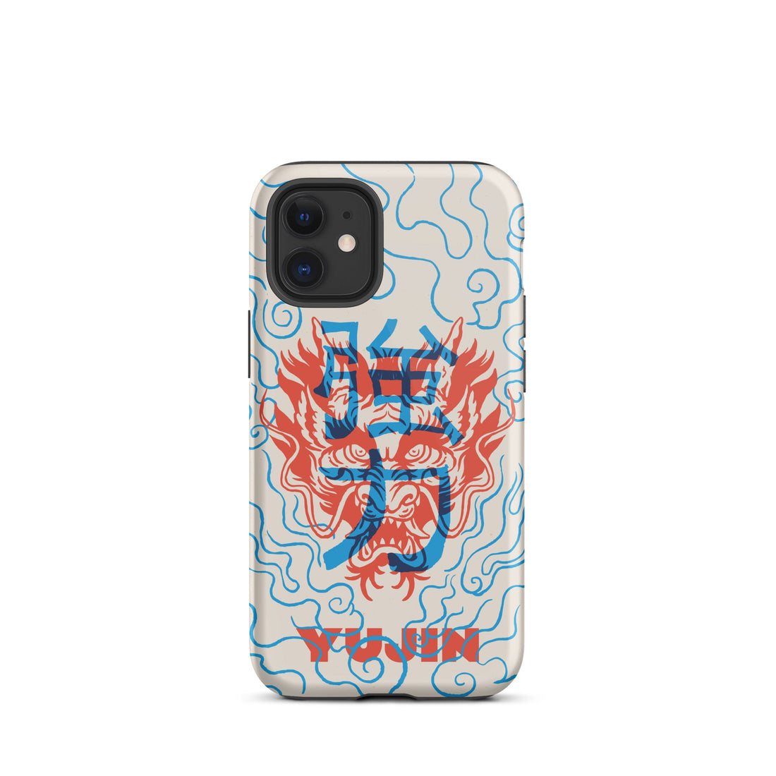 Dragon Vibe Tough iPhone Case by Yūjin Clothing featuring a bold dragon design and durable protective material for iPhone models.