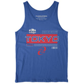 Modern Tokyo Tank Top by Yūjin Clothing, lightweight sleeveless top with minimalist design, perfect for casual summer wear.