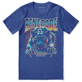 Yūjin Clothing Renegade Cat T-Shirt featuring a bold cat graphic on a casual black tee for stylish feline lovers.