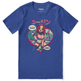 Yūjin Clothing Got Your Milkies T-Shirt featuring a casual fit with graphic design and soft cotton fabric, displayed on a hanger.