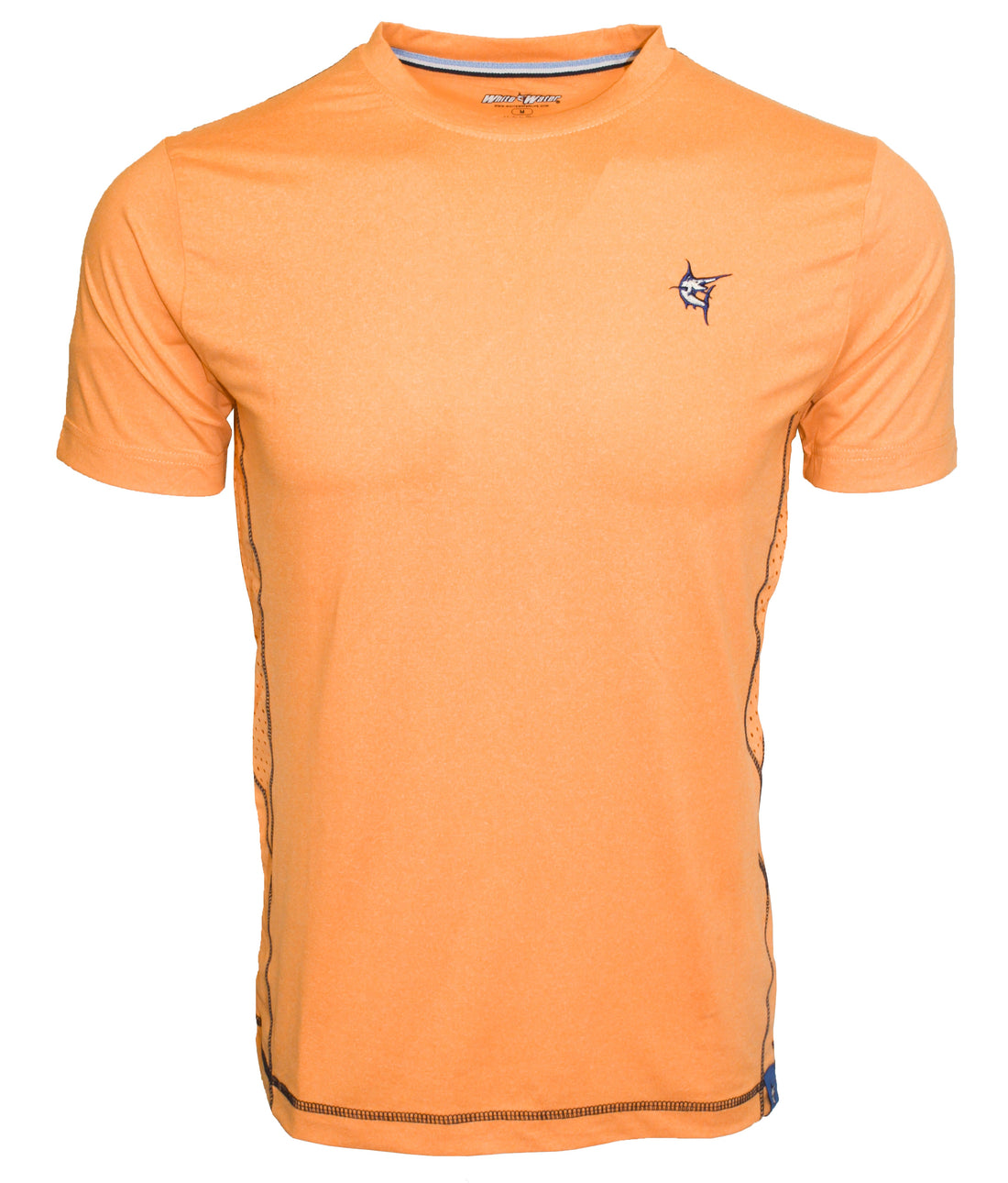 White Water Life Grander short sleeve performance tee, lightweight athletic shirt with moisture-wicking fabric and a comfortable fit.