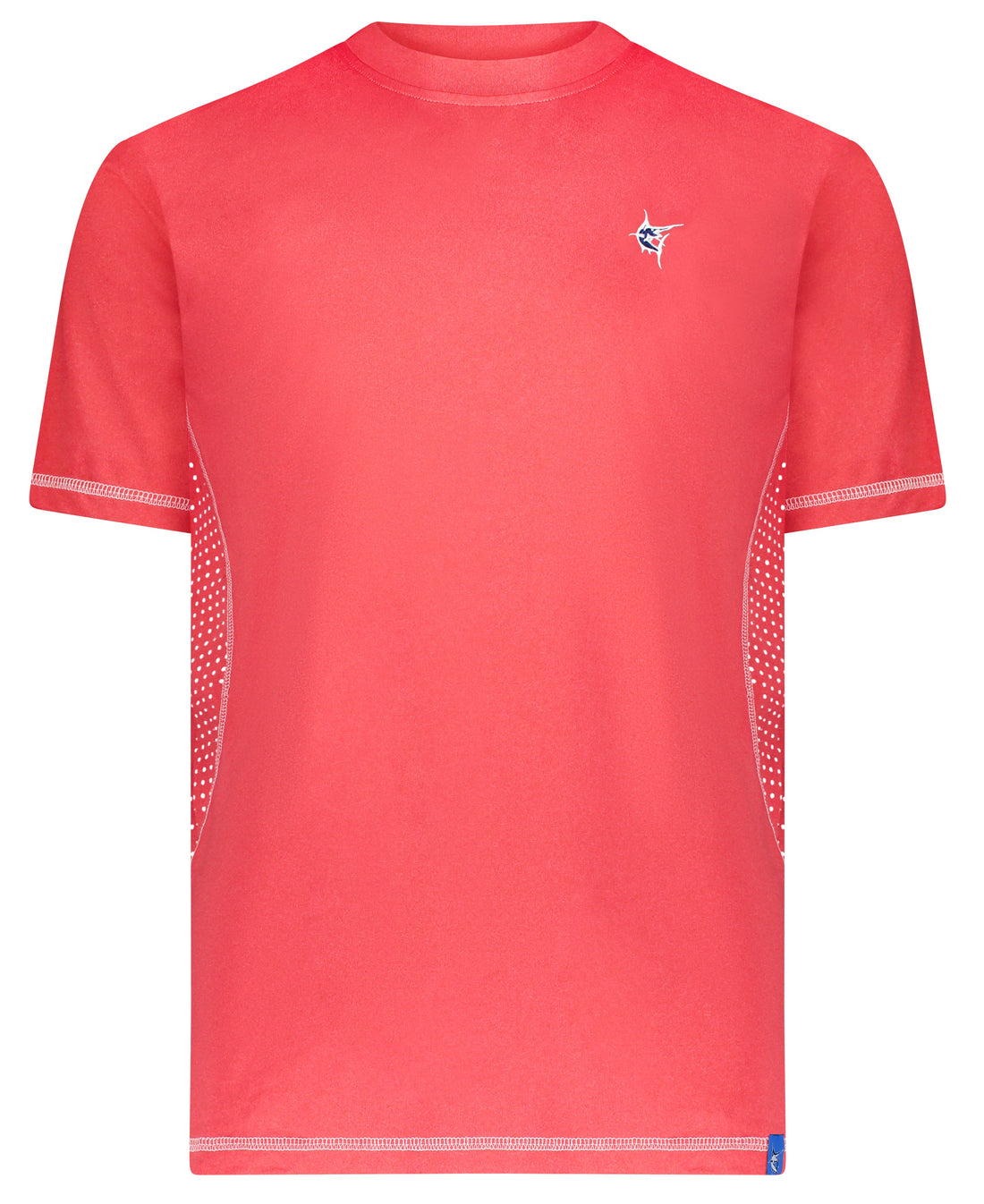 White Water Life Grander short sleeve performance tee displayed on a hanger, lightweight and breathable fabric for active wear.