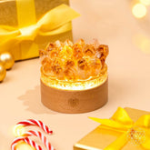 Midas Citrine Lamp night light by Conscious Items, featuring a golden citrine design that adds warm glow to any space.