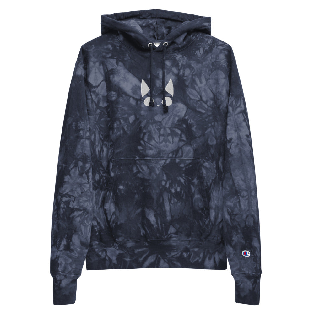 Amazed Cat Tie-Dye Hoodie