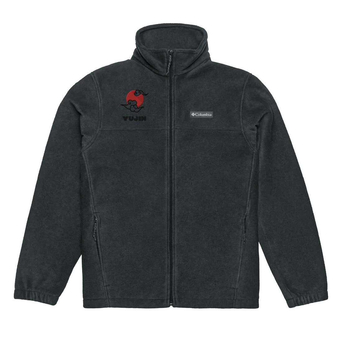 Yūjin Clothing Japanese Cloud Columbia Jacket displayed hanging, showcasing its stylish design and lightweight fabric.