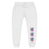 Yūjin Clothing Happy Life sweatpants shown, featuring a comfortable fit and casual style in soft fabric for everyday wear.