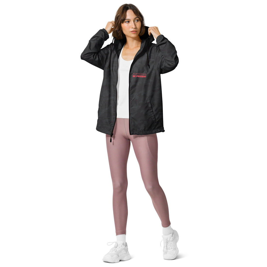 Be Present Windbreaker