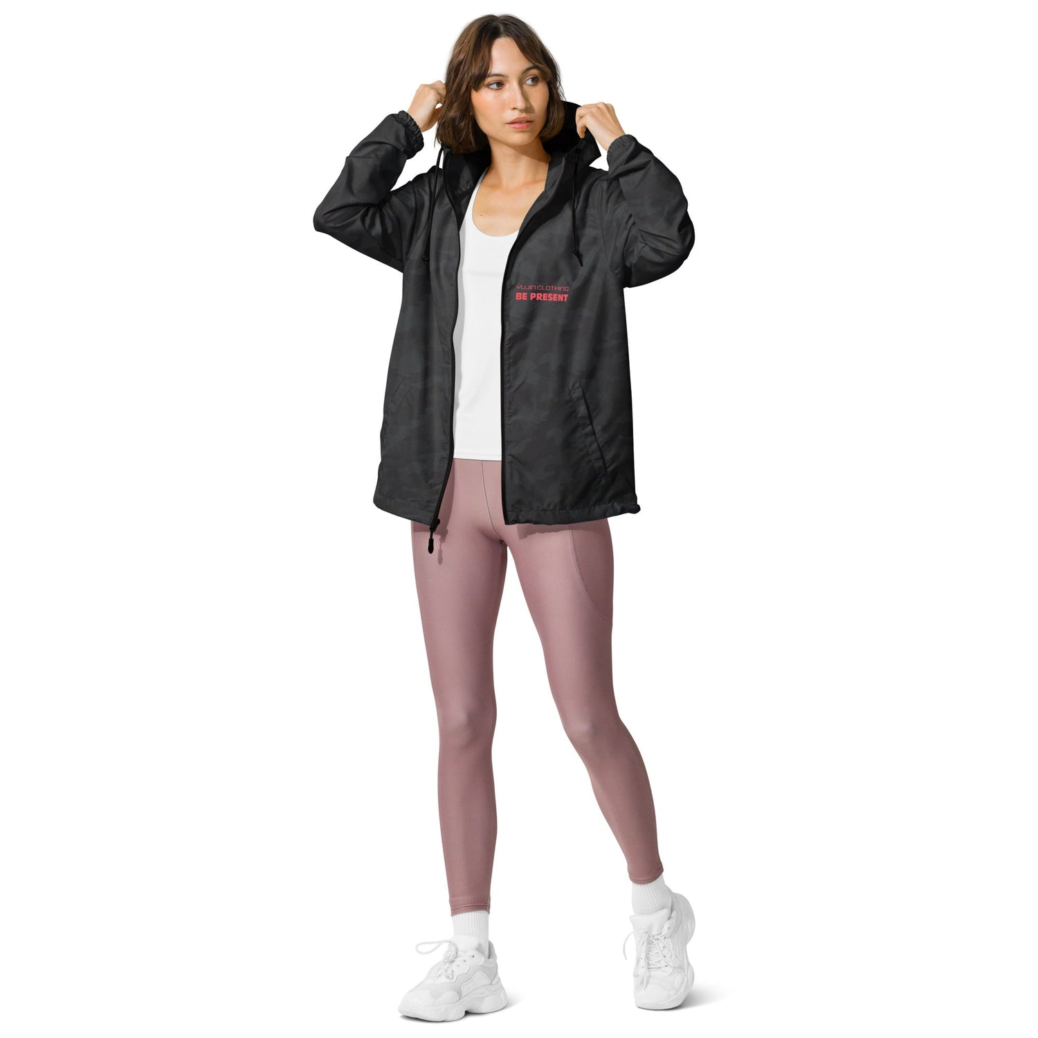 Be Present Windbreaker
