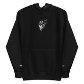 Yūjin Clothing Dark Side hoodie featuring a dark, stylish design with a comfortable fit and graphic detailing on the front.