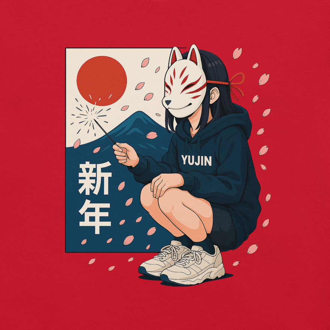 Kitsune Spark Sakura T-Shirt