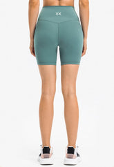 Seafoam green Luka Short by BLACKOUT BARBELL, lightweight athletic shorts with a relaxed fit and elastic waistband, suitable for training.