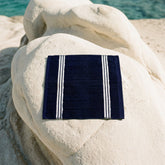 Nautilus Australian cotton bath washcloth by Italic, soft and plush towel accessory for home bath use.