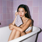 Australian cotton bath washcloth from Italic, showing soft, plush texture ideal for home bath use.
