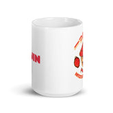Yūjin Clothing Hitotsume-Kozō Mug featuring a traditional Japanese design with a rounded face and detailed artwork.