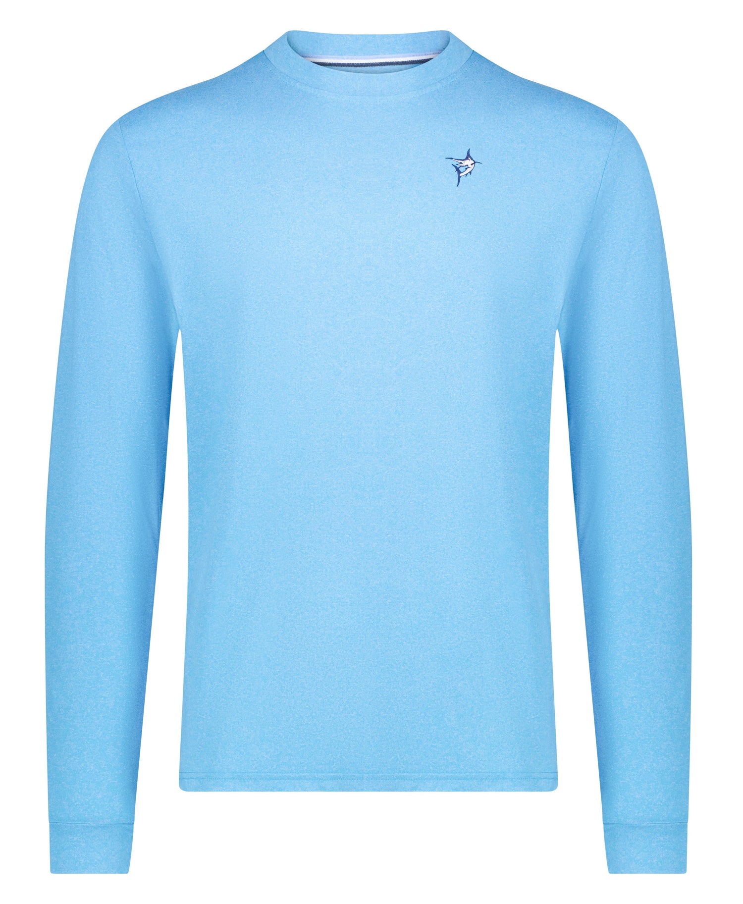 White Water Life Dockside Performance long sleeve shirt displayed flat with logo visible, ideal for outdoor activities and sun protection.