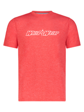 Red White Water Life Bimini Primary Performance Tee with short sleeves, featuring a comfortable and stylish design.
