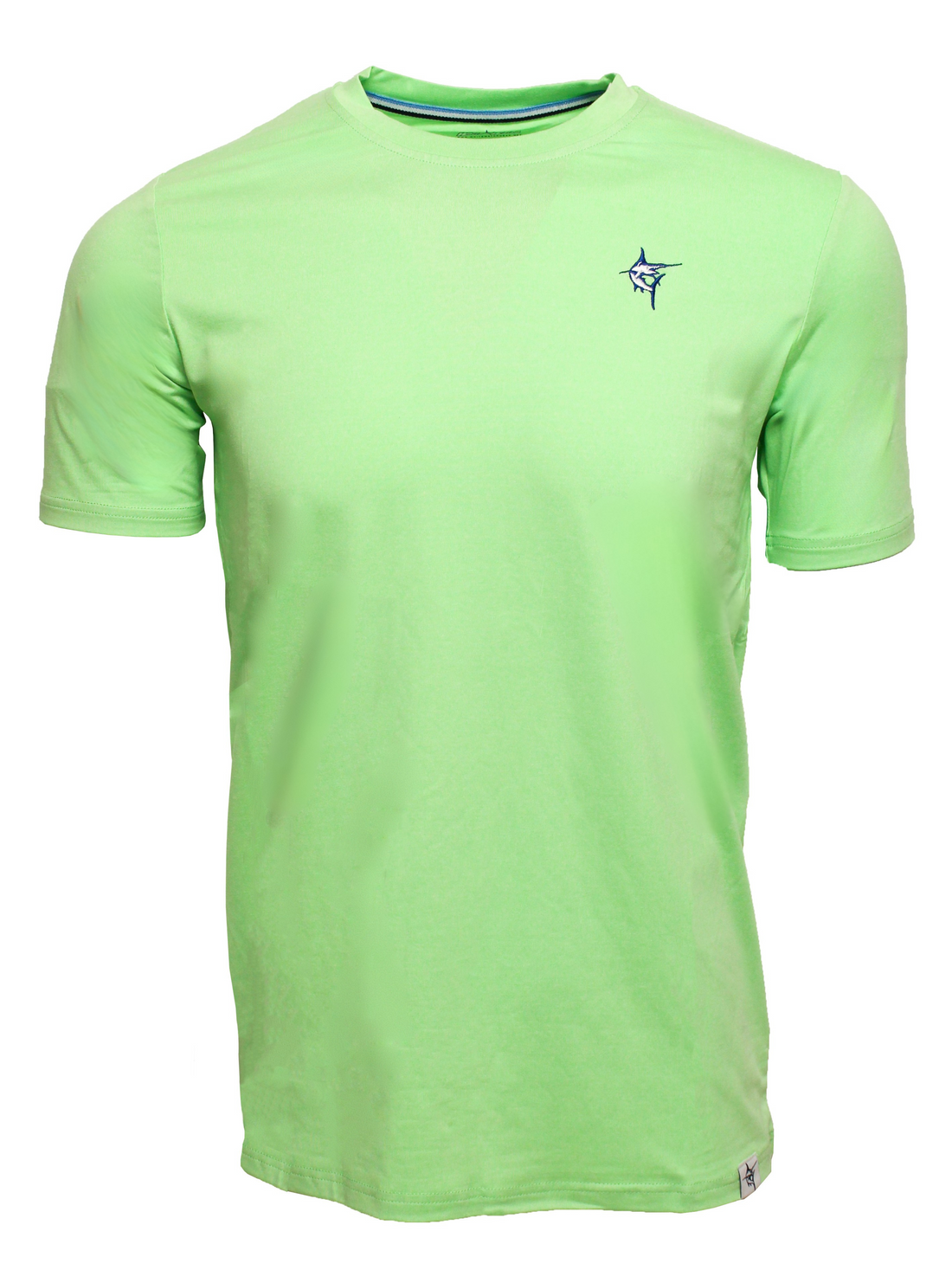 White Water Life Dockside Performance Tee, short sleeves, lightweight cotton shirt with a nautical print, casual and comfortable.