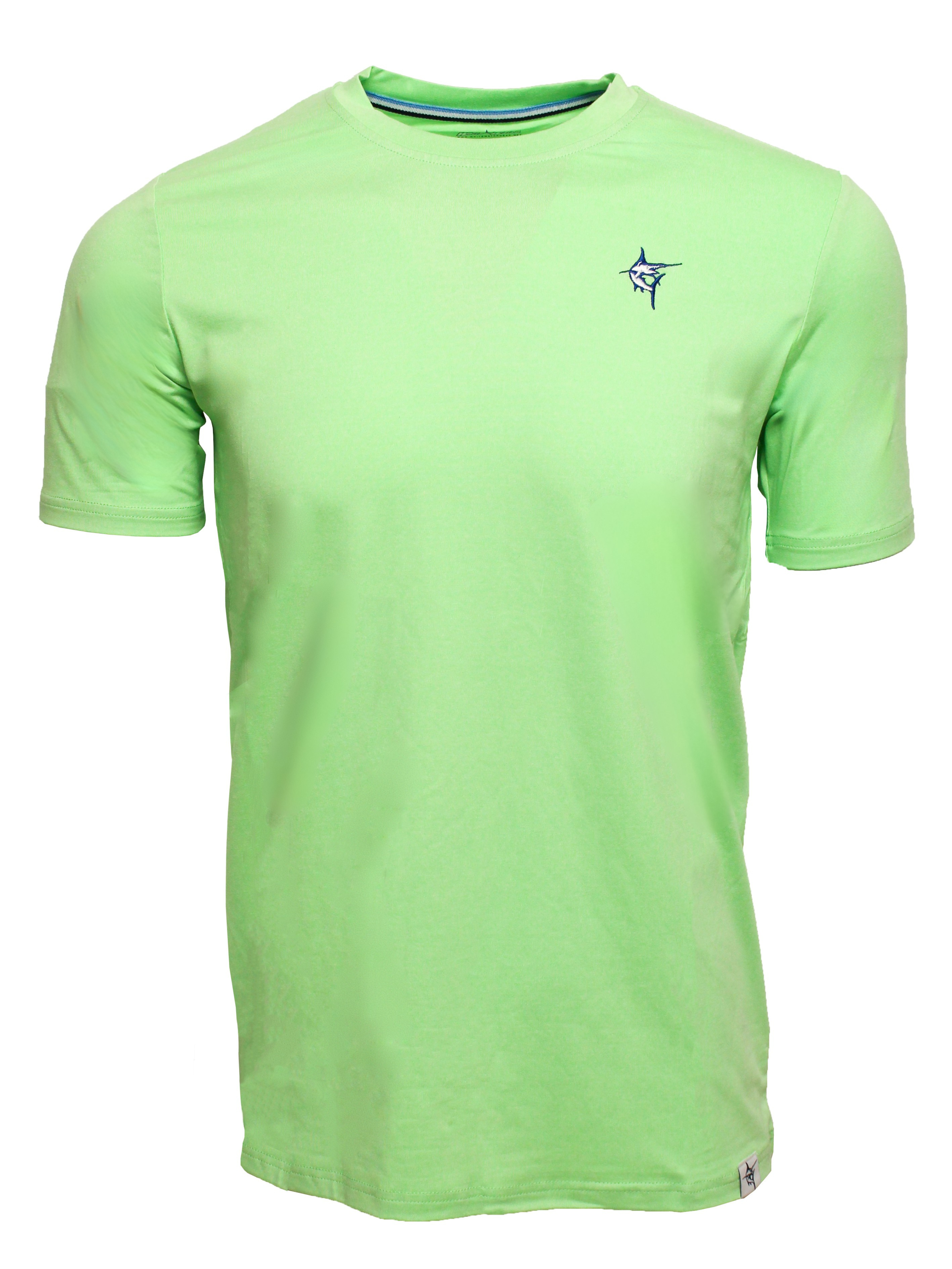 White Water Life Dockside Performance Tee, short sleeves, lightweight cotton shirt with a nautical print, casual and comfortable.