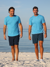 White Water Life Grander Short Sleeve Performance Tee with breathable fabric and sleek design, shown on a plain background.