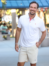 White Water Life Starboard Shorts laid out on a flat surface, showcasing the stylish and comfortable design.