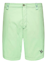 Green Starboard shorts by White Water Life, casual athletic shorts with a comfortable fit and adjustable waistband.