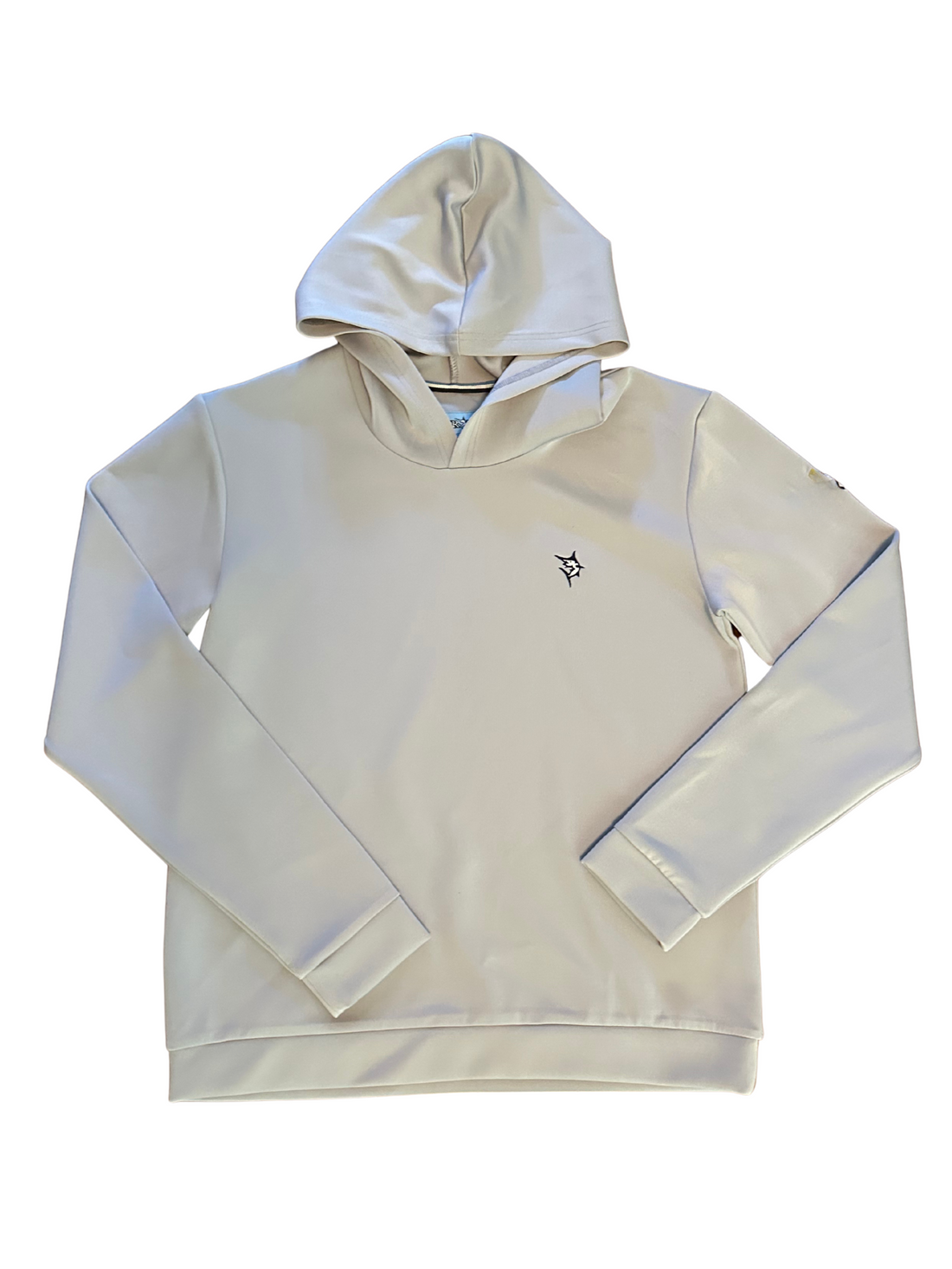 Grey Hillside Hoodie by White Water Life, featuring a comfortable, casual fit with a hillside graphic design.