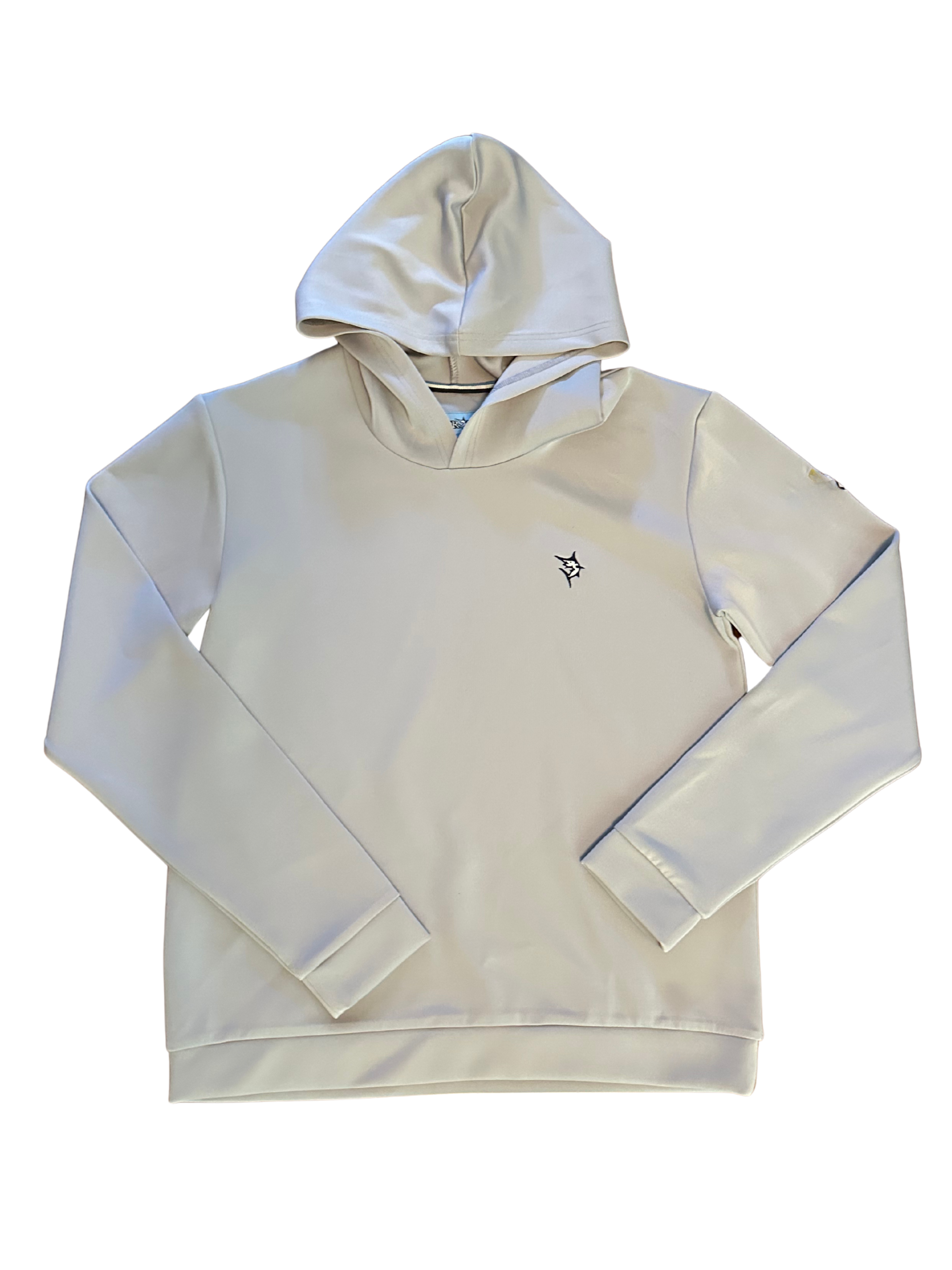 Grey Hillside Hoodie by White Water Life, featuring a comfortable, casual fit with a hillside graphic design.