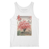 Japanese Tree Tank Top by Yūjin Clothing featuring a nature-inspired tree design on lightweight, comfortable fabric.