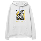 Yūjin Clothing Prideful Hoodie, soft black hoodie with bold pride-themed graphic design and comfortable fit.