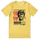 Yūjin Clothing Hardcore Anime T-Shirt with striking anime graphic print on soft cotton fabric for bold style.