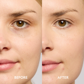 YENSA Super Bright Dark Circle Serum Peptide Corrector with before and after images showing brightened under-eye area.