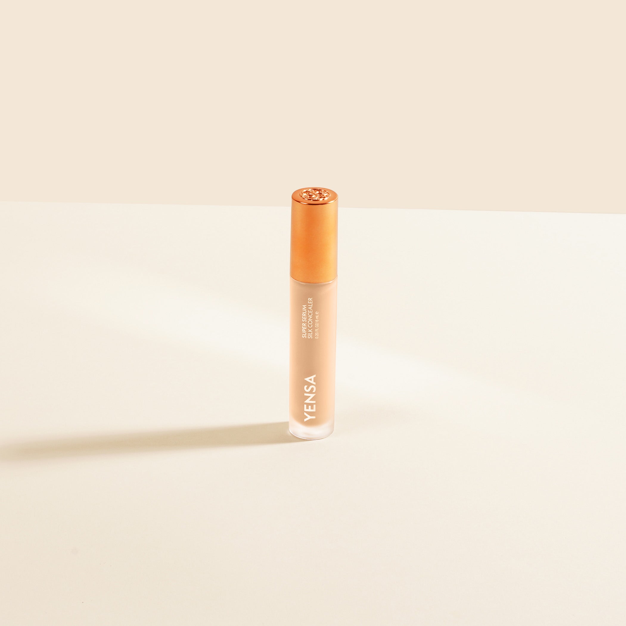 YENSA Super Serum Silk Concealer in Medium 1 shade, makeup product with smooth, lightweight formula and natural finish.