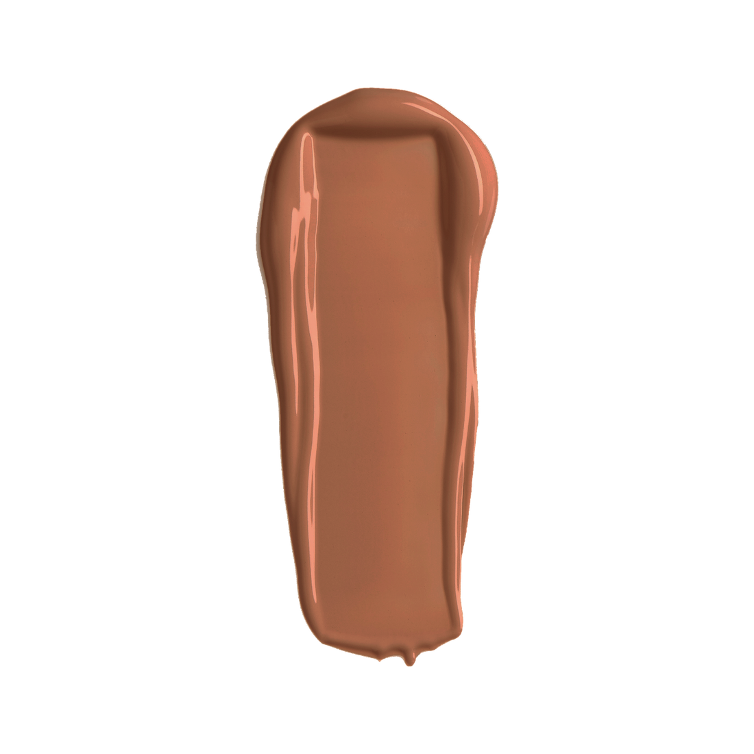 YENSA Skin On Skin BB + CC Full Coverage Hyaluronic Serum Concealer swatch in Deep Warm shade, showing smooth, blended makeup application.