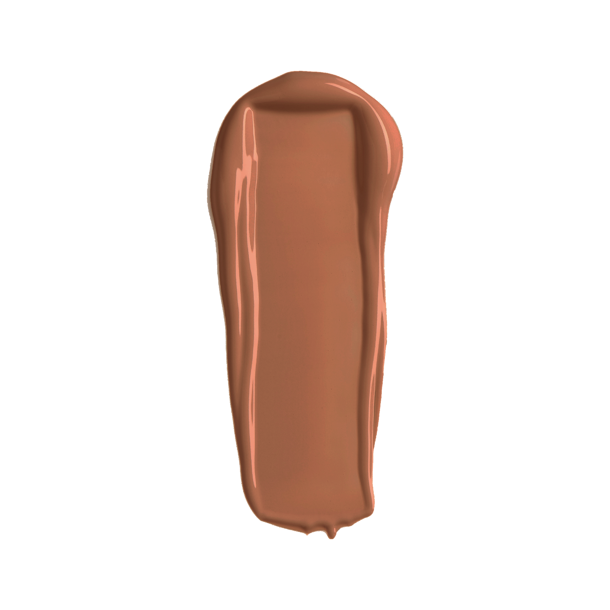 YENSA Skin On Skin BB + CC Full Coverage Hyaluronic Serum Concealer swatch in Deep Warm shade, showing smooth, blended makeup application.