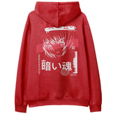 Yūjin Clothing Emotions Hoodie featuring a comfortable design with vibrant graphic print and soft fabric for casual wear.