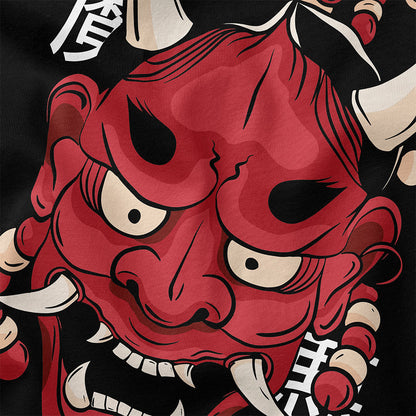 Yūjin Clothing Hannya Demon Mask hoodie featuring a bold graphic of a traditional Japanese demon mask on a comfortable hoodie.