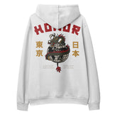 Yūjin Clothing Honor Hoodie featuring a comfortable fit, soft fabric, and stylish design in a casual hoodie style.