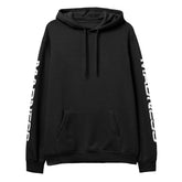 Yūjin Clothing Madness Hoodie featuring a bold graphic design and comfortable fabric, shown on a model.