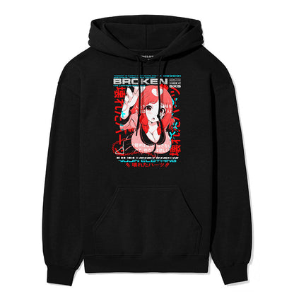 Yūjin Clothing Heartbreak Hoodie featuring a cozy fit, soft fabric, and a stylish heart graphic on the front.