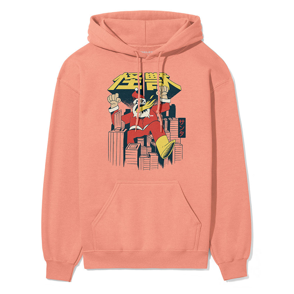 Yūjin Clothing Christmas Is Coming hoodie featuring festive holiday design and comfortable fabric, perfect for winter wear.
