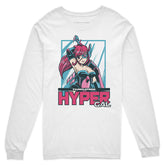 Yūjin Clothing Galaxy Warrior long sleeve T-shirt featuring cosmic graphic design and comfortable fit.